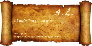 Almásy Laura névjegykártya
